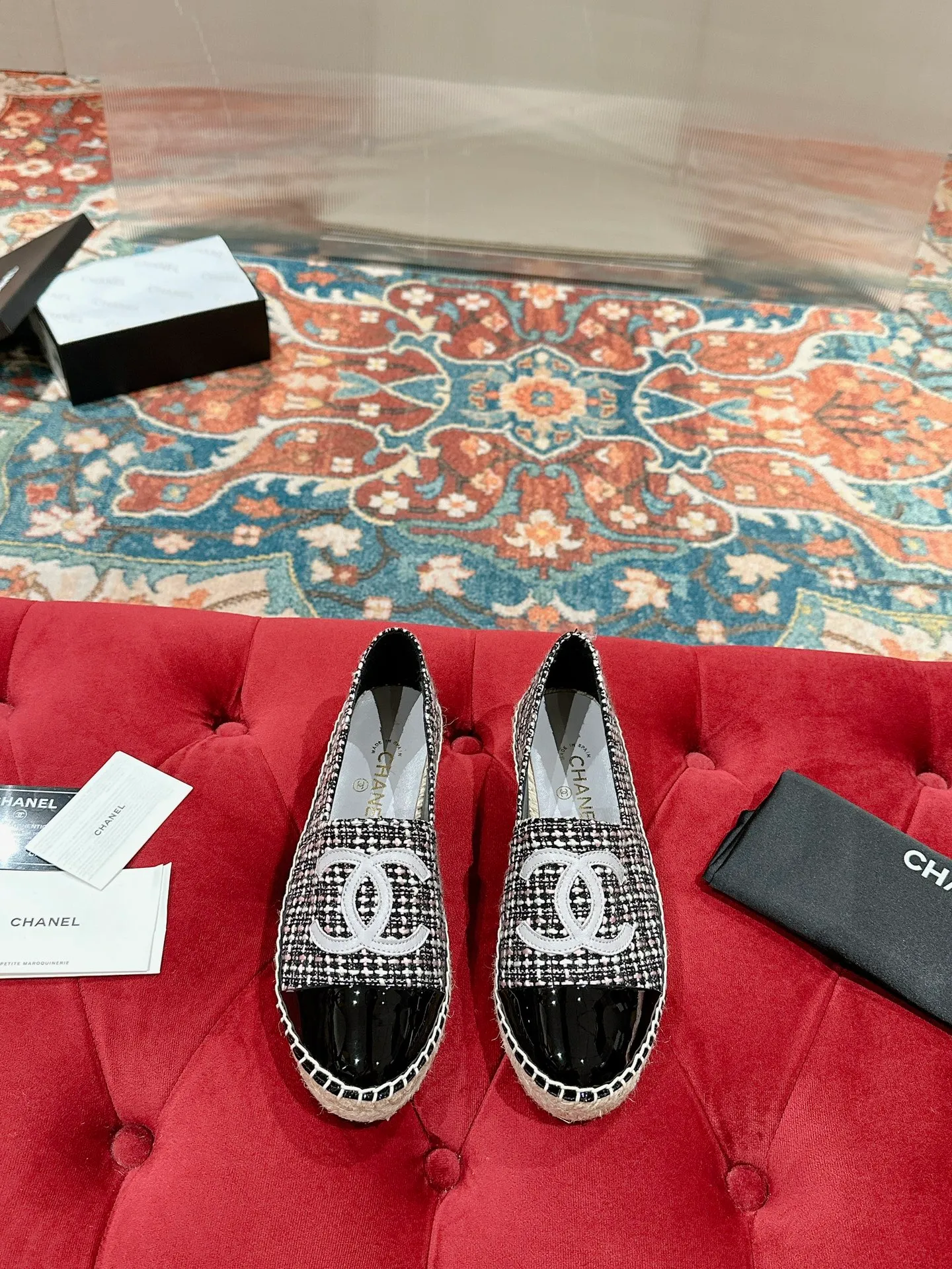 👟👟Ex-factory price 400👟👟 CHANEL 2024 early spring new fisherman shoes, top version 👏👏The inner pads are all made of original imported sheepskin! Code number: 35 - 40 (34.41.42 customized, non-returnable) standard code with full set of packaging